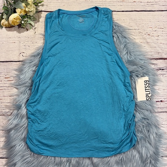 NWT SPLITS59 Frida Jersey Tank - Teal - Picture 2 of 7